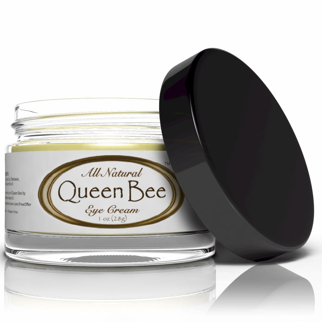 Queen Bee Organic Under Eye Cream for Dark Circles, Lines and Puffiness, 1 Ounce