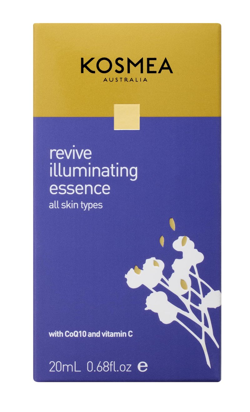 Kosmea Revive Illuminating Essence Hydrating Face Oil for All Skin Types 20ml Superfine Facial Oil | Vitamin C Oil for Face | Organic Face Oil | Daily Routine Face Care Kit