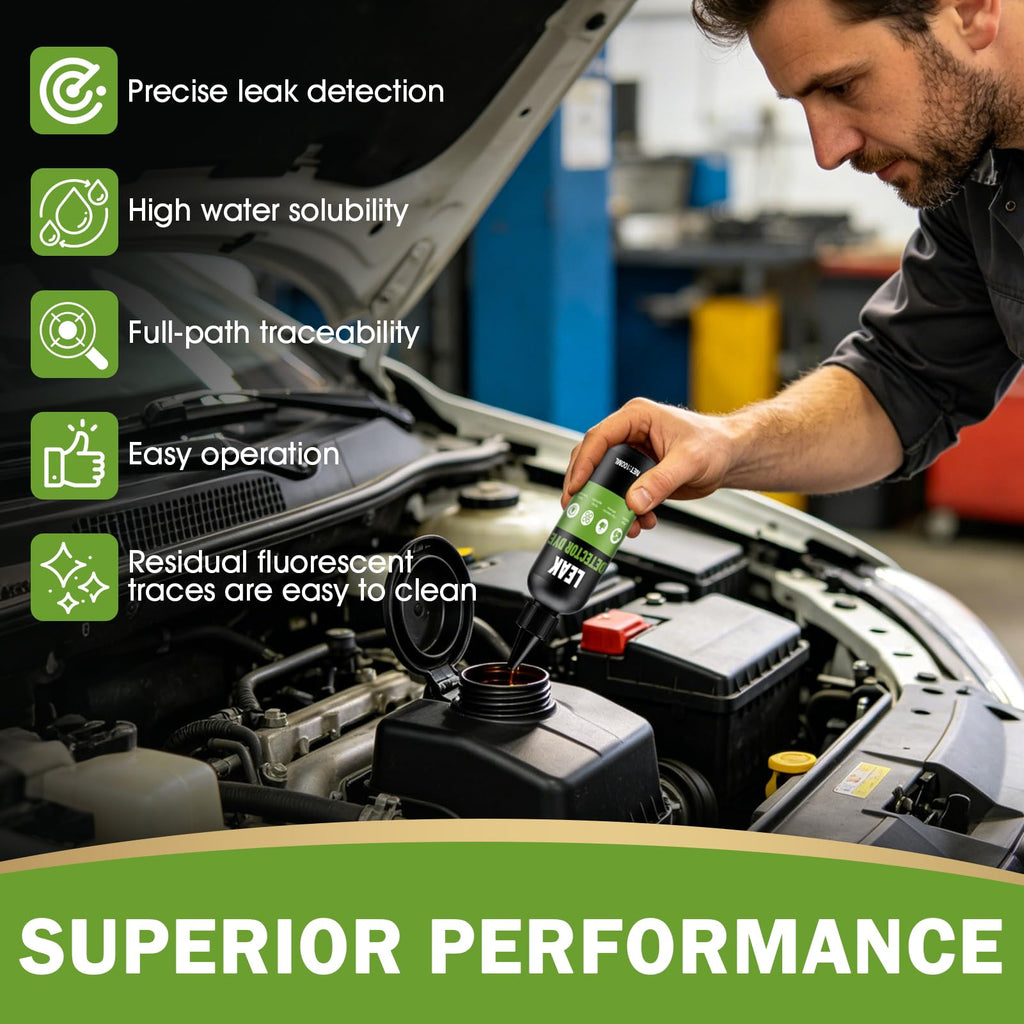 kuailaya Coolant Dye, Coolant Dye Leak Detection Kit Precisely Locate
