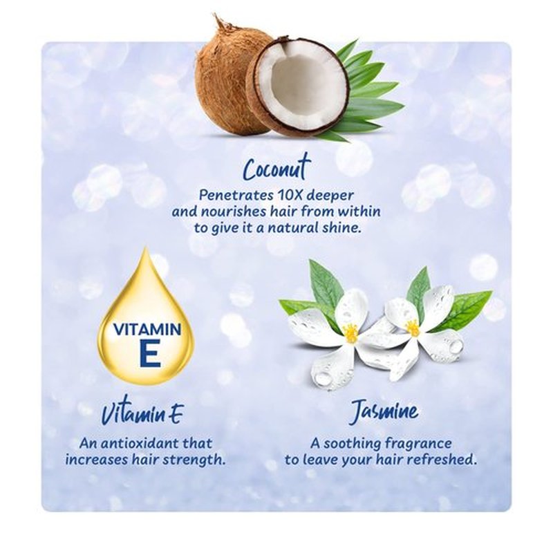 Parachute Advansed Coconut Hair Oil - Jasmine Enriched with Vitamin E | Nourishes Scalp | 6.4 Fl. Oz.