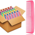 NICEMOVIC 120 Packs Hair Comb Bulk Set, Pocket Travel Hair Combs for Women and Men, Colorful Coarse and Fine Tooth Comb, Individually Wrapped Bulk Comb for Homeless Hotel Shelter Nursing Home Charity