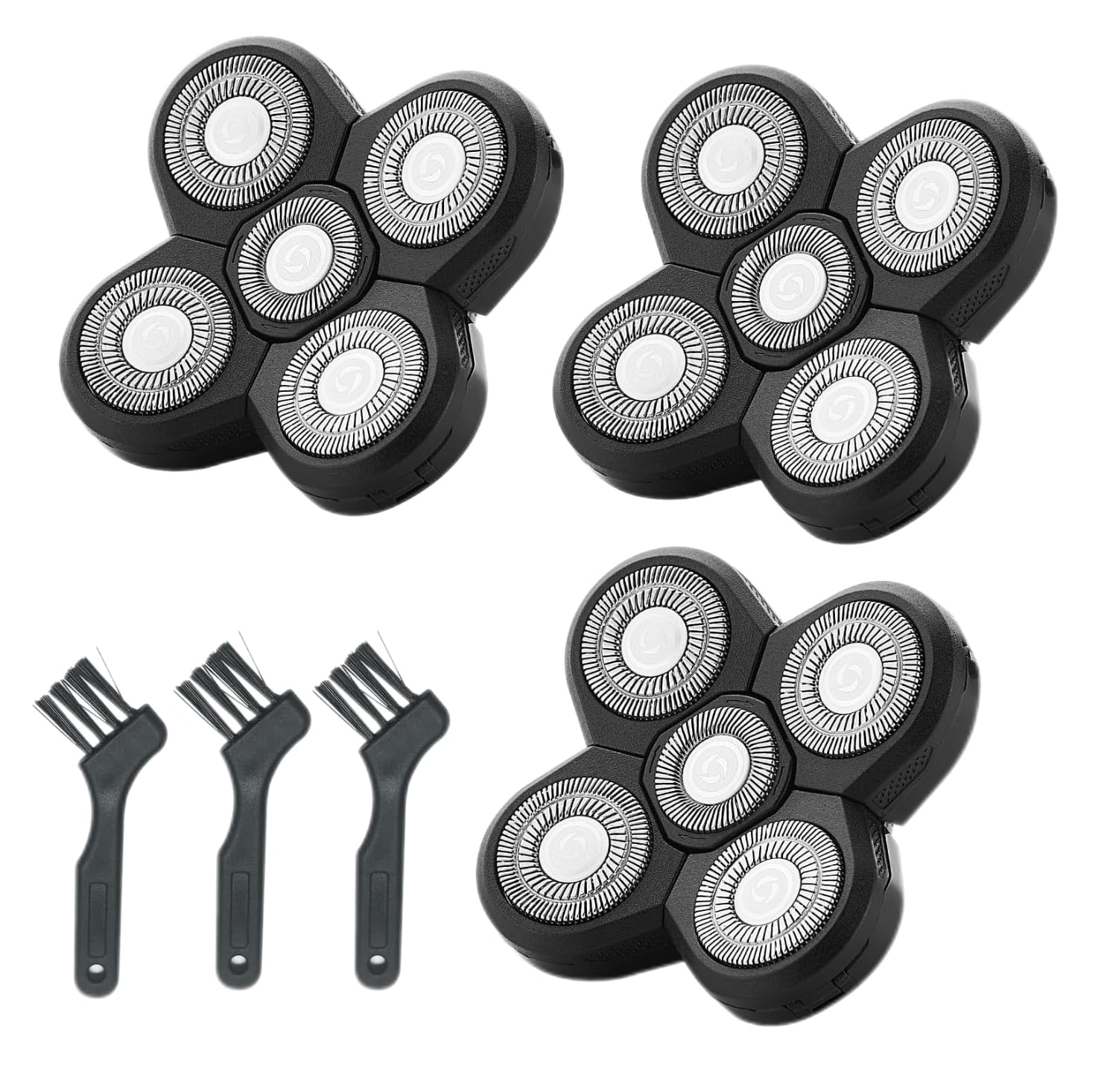 Pro 5 Replacement Blades Compatible with Freebirds Bald Head Shavers