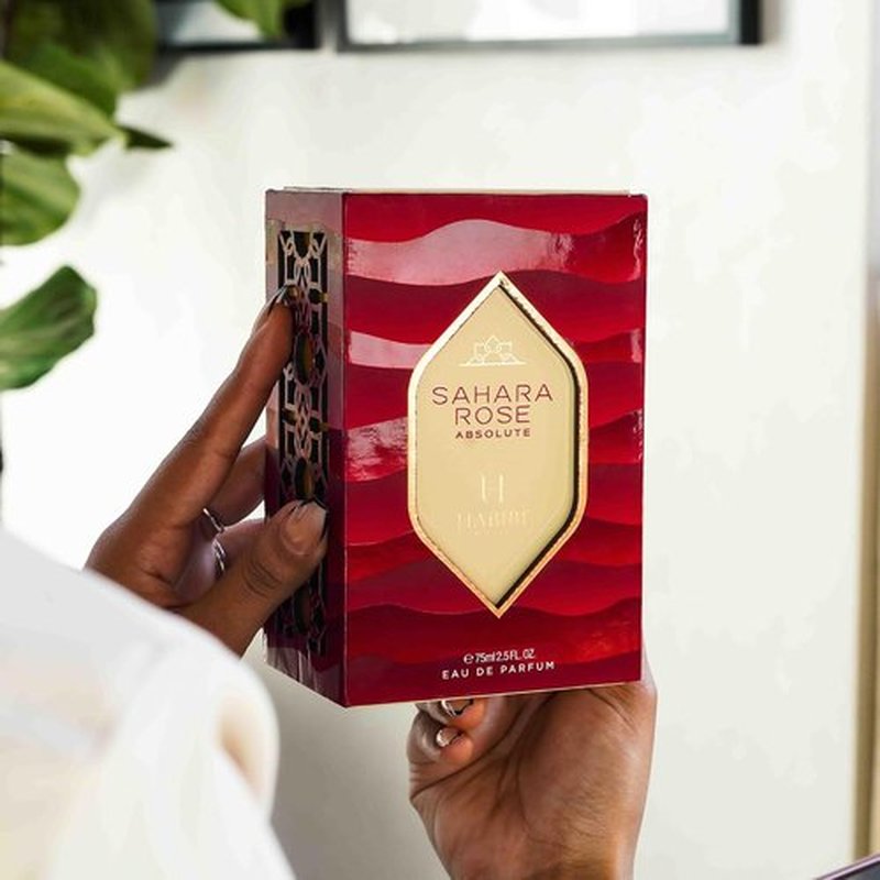 H HABIBI Sahara Rose Absolute Eau de Parfum - Luxury Long-Lasting Rose Fragrance | 75 ml (2.5 fl oz)