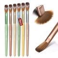 Saviland Kolinsky Acrylic Nail Brush Set: 6PCS Professional Nail Brushes for Acrylic Powder Application DIY Nail Art Extension 3D Carving Manicure Tool Home Practice Beginner Kit Size 8,10,12,14,16,18