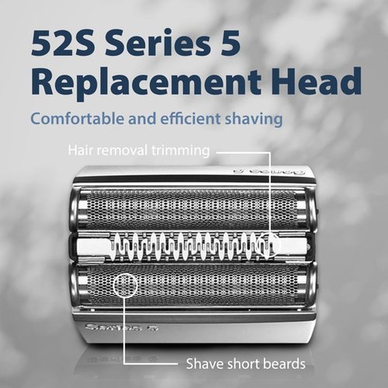52S Series 5 Replacement Shaver Head - Compatible with Series 5 Razor Models S5 5190cc, 5090, 5020
