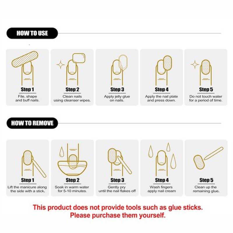 Handmade Press On Nails impress Fake Nails Medium Almond Oval French nails 3D Pink and Gold bordering Hand Finger Manicure False press ons Nail Artificial (S size)