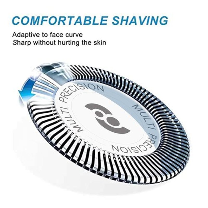 Philips Norelco HQ8 Replacement Razor Blade Heads - Compatible with Aquatec Shavers | 3-Pack
