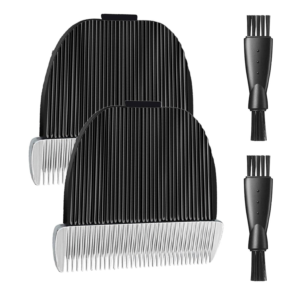 uijino Dog Clipper Blades Compatible with Hansprou Replacement Clipper Blades Hansprou Clipper Blades for Hansprou Dog Clippers, 2 Pack Hansprou Dog Clipper Replacement Blades, 2 Cleaning Brush