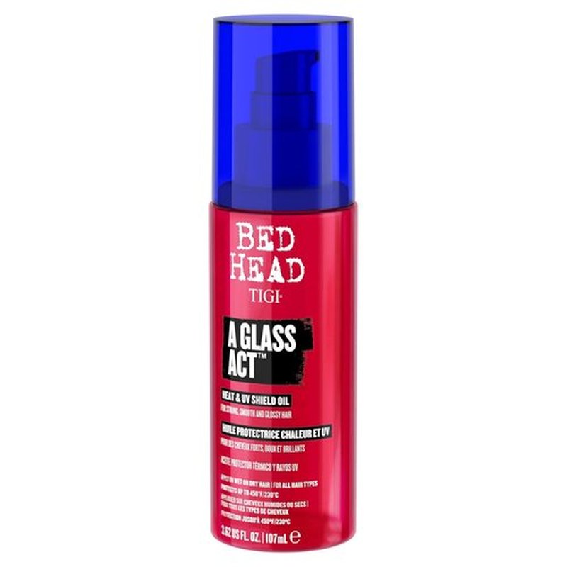 Bed Head by TIGI Heat Protectant Oil - Multi-Tasking UV & Color Defense, Anti-Frizz, 3.62 fl oz