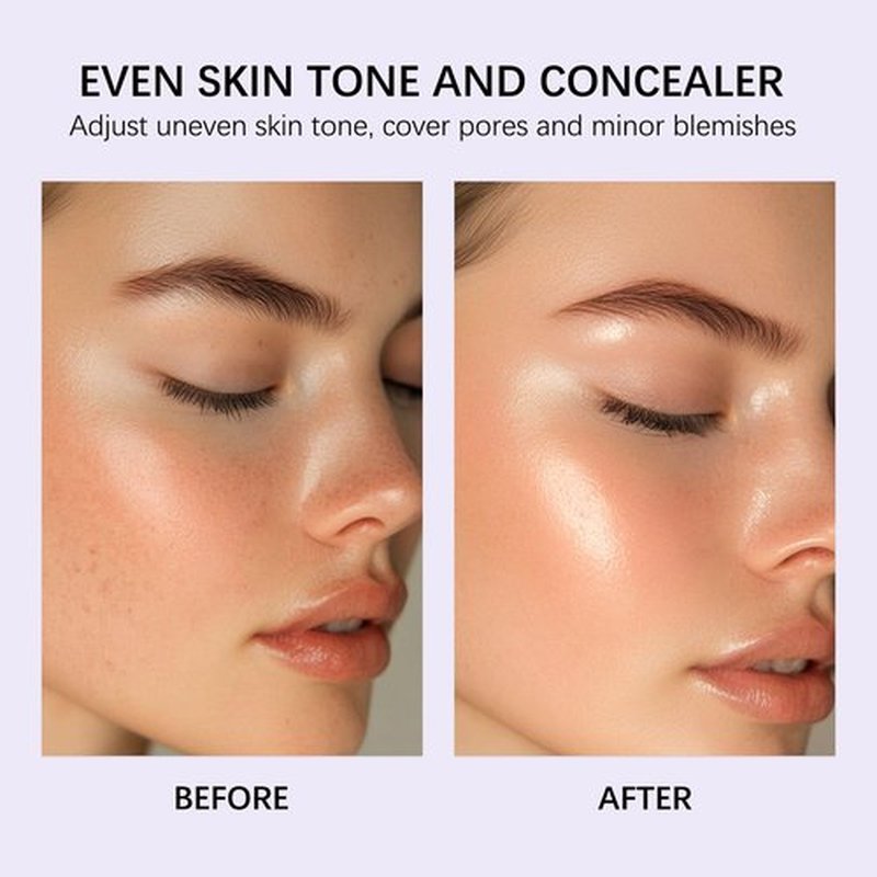 Balm Foundation for Mature Skin - Age-Defying Makeup Foundation with Hydrating Medium Coverage for Older Women, Vegan Non-Settling Formula Blurs Appearance of Fine Lines, Satin Finish (Light/Medium)