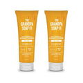 The Grandpa Soap Company Buttermilk Conditioner - Nourishing Formula to Help Strengthen and Hydrate Hair, With Coconut Oil & Silk Protein, Vegan, Sulfates and Parabens Free, 8 Fl Oz, 2 Pack