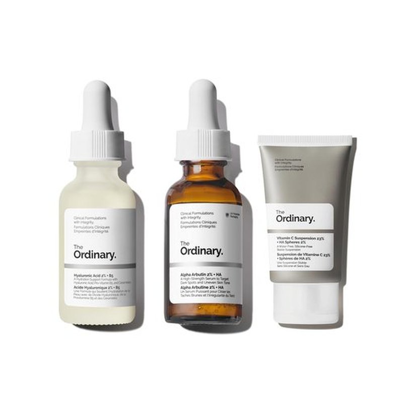 The Ordinary Dark Spot Collection | Skin Care Bundle with Vitamin C, Alpha Arbutin & Hyaluronic Acid - 3 x 1 Fl Oz