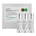 VT COSMETICS Reedle Shot Compact Set, Microneedling Serum Gift Set with Reedle Shot 100, 300, 700, Exfoliating, Anti-Aging, Travel Size Skincare, Gift Set for Glass Skin (0.34 oz / 10ml each)