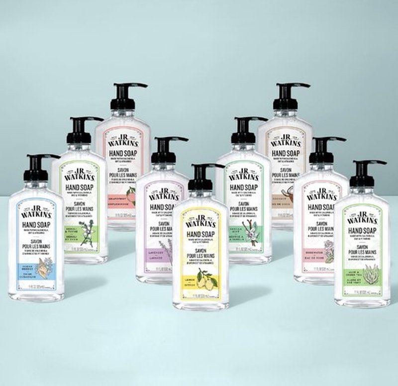 J.R. Watkins Gel Hand Soap Refill, Moisturizing Hand Wash, Formulated with Plant-Based Cleansers, Alcohol-Free, Cruelty-Free, Lemon, 34 Fl Oz, 2 Pack
