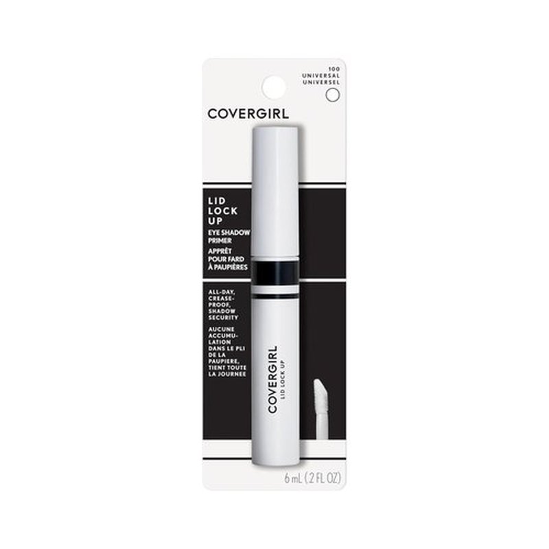 COVERGIRL Lid Lock Up Eyeshadow Primer - Clear, All-Day Crease-Proof Formula for Maximum Shadow Intensity