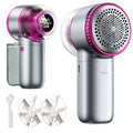 Fabric Shaver with Lint Brush, Large Lint Shaver with Digital Display, 3-Speeds Lint Remover with 6-Leaf Blades, Electric Sweater Shaver to Remove Pilling for Clothes, Furniture