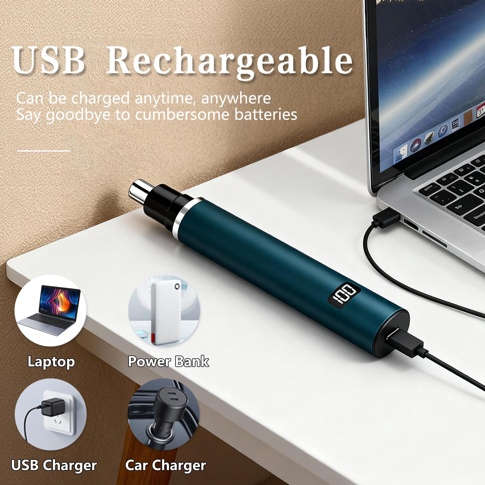 VNTGSHAVER Ear and Nose Hair Trimmer for Women & Men