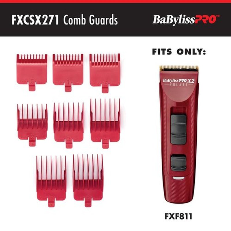 BaBylissPRO Clipper Guards - Precision Hair Cutting Accessories for All Hair Types