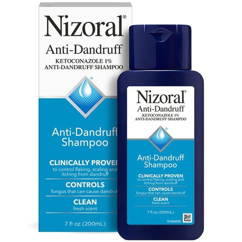 Nizoral Anti-Dandruff Shampoo - 1% Ketoconazole Formula for Effective Scalp Relief | 7 Fl Oz