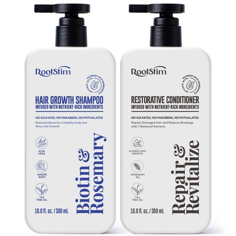 Skiennix Hair Growth Shampoo & Conditioner Set - Rosemary & Biotin for Thicker, Healthier Hair