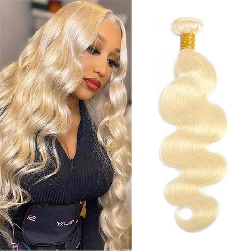 ROYAL IMPRESSION 613 Blonde Bundles Human Hair 22 Inch 12A Grade 613 Body Wave Bundles 100% Unprocessed Brazilian Virgin Human Hair Bundles 1 Bundle Human Hair 613 Blonde Hair Bundle