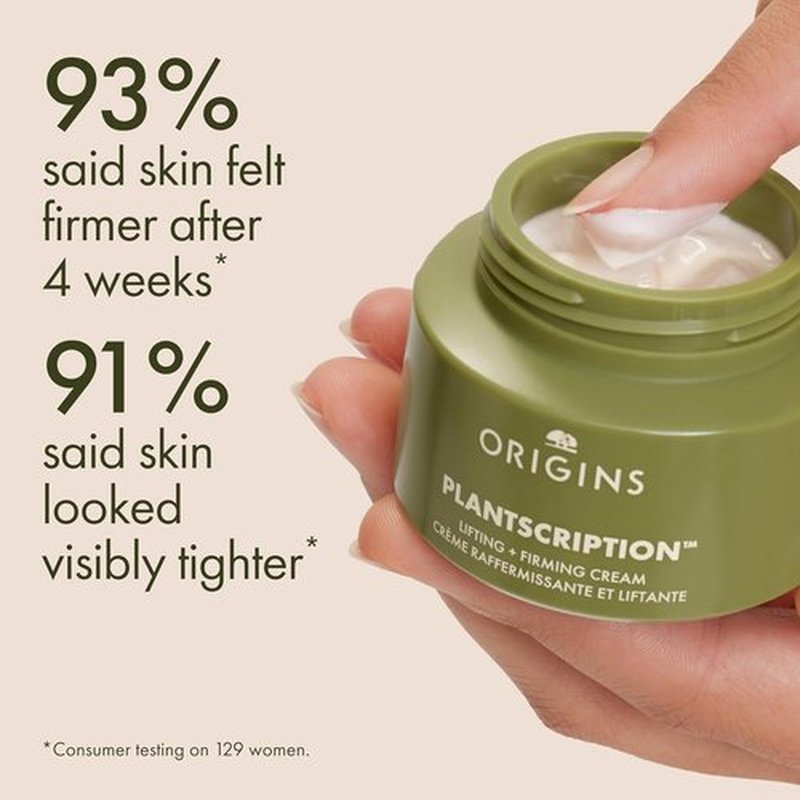 Origins Plantscription Lifting & Firming Peptide Moisturizer - Anti-Aging Face Cream for Fine Lines & Wrinkles