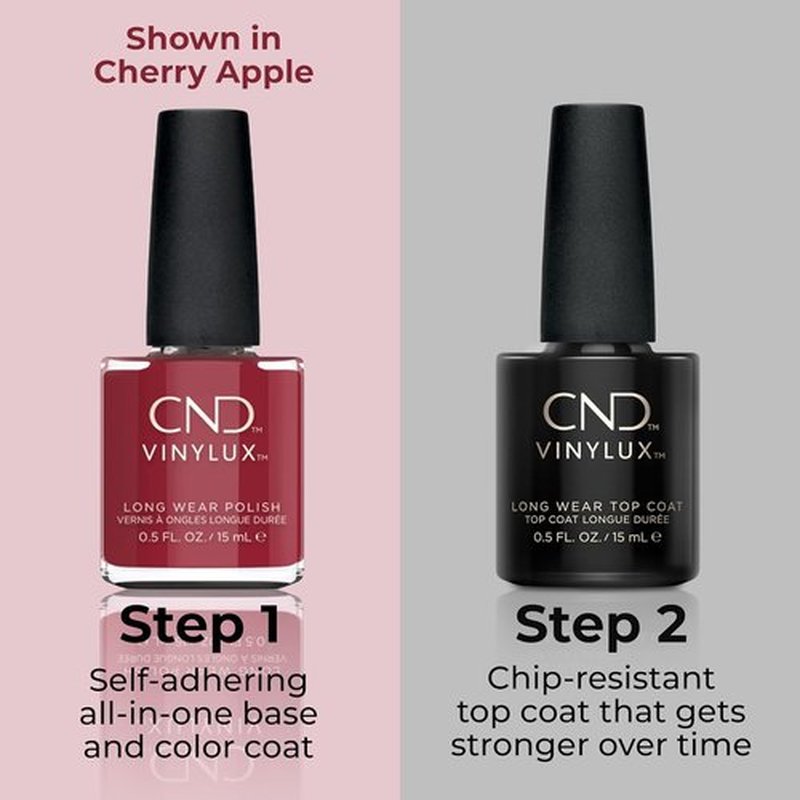 CND Vinylux Red Nail Polish - Longwear, Gel-Like Shine & Chip Resistant | 0.5 Fl Oz