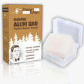 Pearl Shaving Alum Bar (Fitkari) - 100g | 100% Pure Natural Alum Stone | Gentle & Effective Aftershave| Ideal for Razor Burn Relief | Chemical-Free Shaving Aid, white