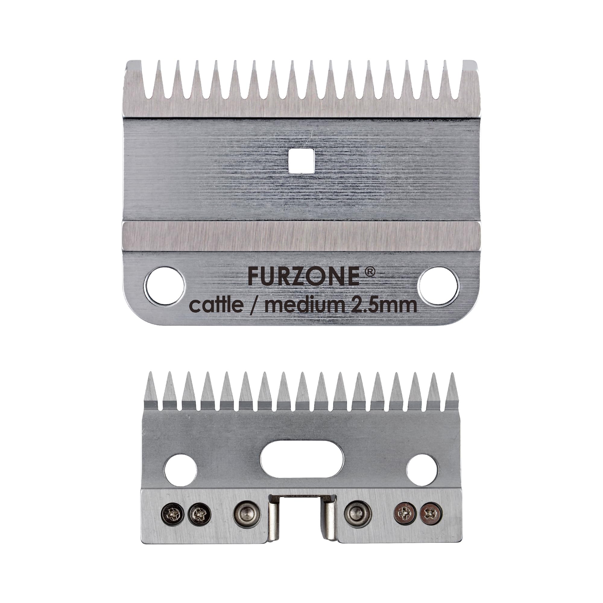 FURZONE A2 Large Animal Clipper Blade (Medium) - 2 Blades in 1 Set (35&17 Teeth), Horse Grooming Clipper Replacement Blade, Professional Grooming, 3/32-Inch/2.5mm Cut Length