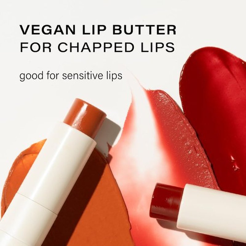 Melixir Vegan Lip Butter - Hydrating Lip Balm Stick, Bee-Free & Petrolatum-Free, Moisturizes Dry Lips | #01 Agave (Clear)