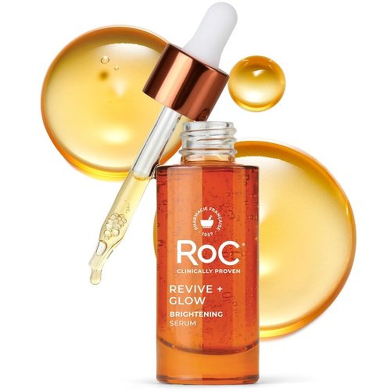 RoC Multi Correxion Revive + Glow Vitamin C Serum - Daily Anti-Aging Treatment for Radiant Skin, 1 Fl Oz