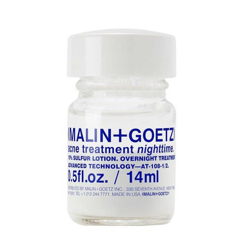 MALIN+GOETZ Acne Treatment - Overnight Spot Treatment with 10% Sulfur & Salicylic Acid | Vegan & Cruelty-Free (0.5 Fl Oz)