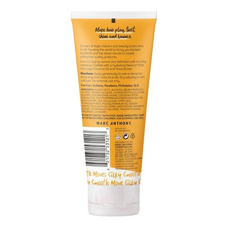 Marc Anthony Nourishing Curl Defining Cream - Hydrating Coconut & Shea Formula for Extra Dry Hair | Long-Lasting Hold & Shine