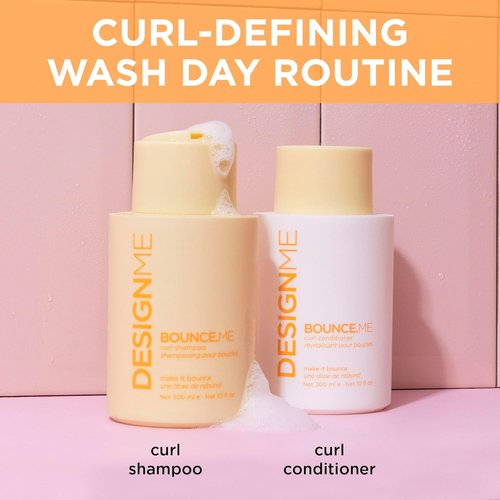 Design.Me BOUNCE.ME Curl Conditioner - Curl-Defining, Nourishing Anti-Frizz Formula for All Curly Hair Types