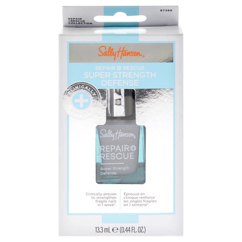 Sally Hansen Nail Treatment Repair + Rescue Super Strength Defense | Nail Strengthener | Fortifies Weak Nails & Delivers Stronger Nails in 1 Week