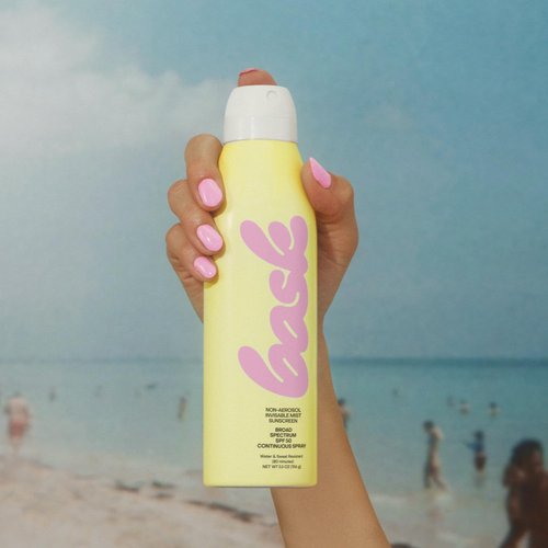 Bask Suncare SPF 50 Sunscreen Spray - Non-Aerosol, Broad Spectrum UVA/UVB Protection, Dermatologist Recommended, Moisturizing, Lightweight & Non-Greasy, 5.5 oz