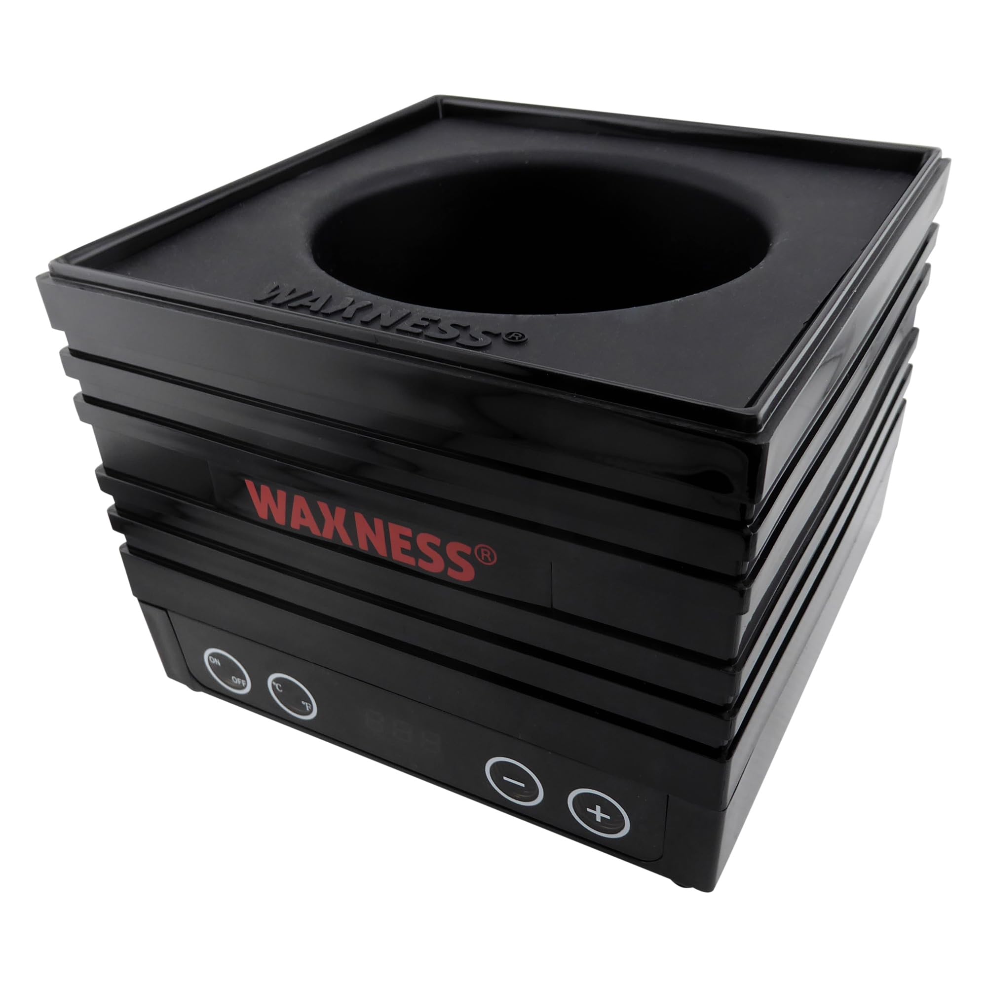Waxness Non-Stick Silicone Bowl Insert for Wax Warmers – Black, Fits W-CUBE 1 lb Warmers, Easy Clean Flexible Wax Pot Liner for Professional Use