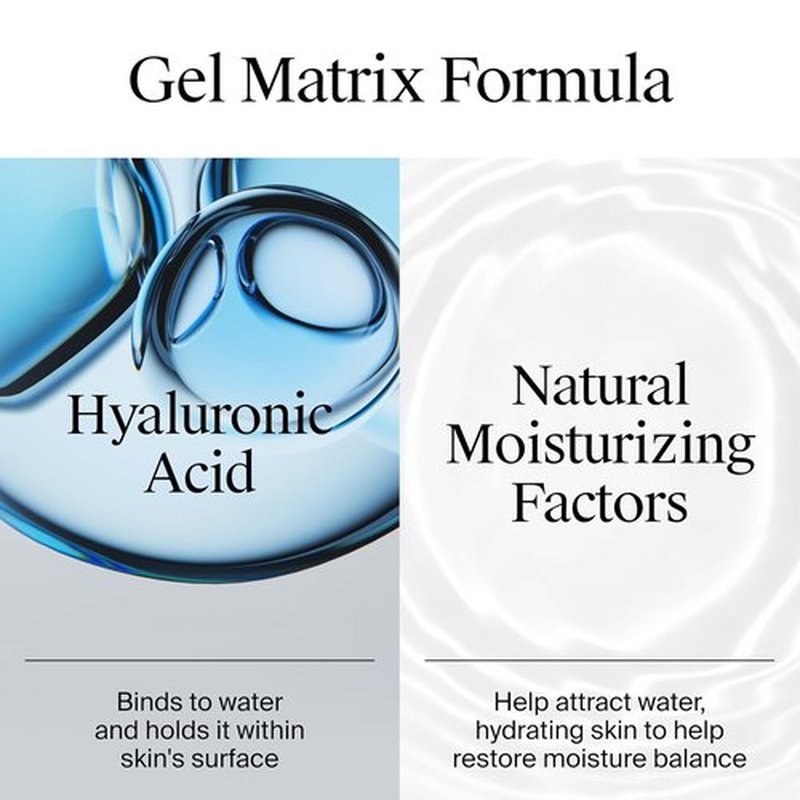Neutrogena Hydro Boost Gel Cream - 48 Hr Hydration Face Moisturizer with Hyaluronic Acid | 1.7 oz + Trial Size Cleanser 0.5 fl oz