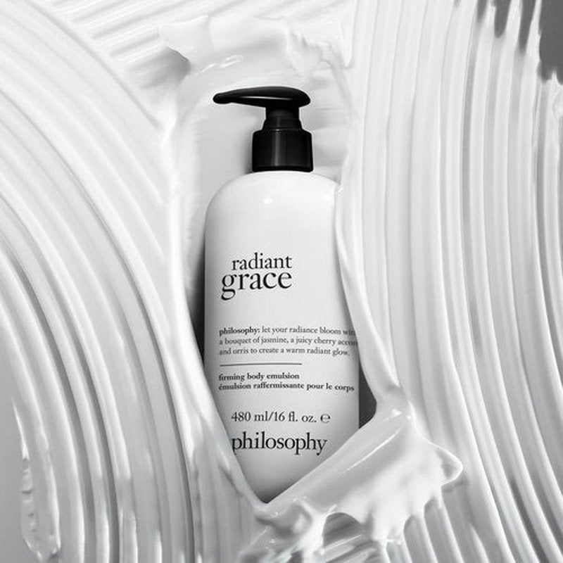 Philosophy Radiant Grace Firming Body Emulsion - Luxury Scented Lotion with Shea Butter - 16 Fl Oz
