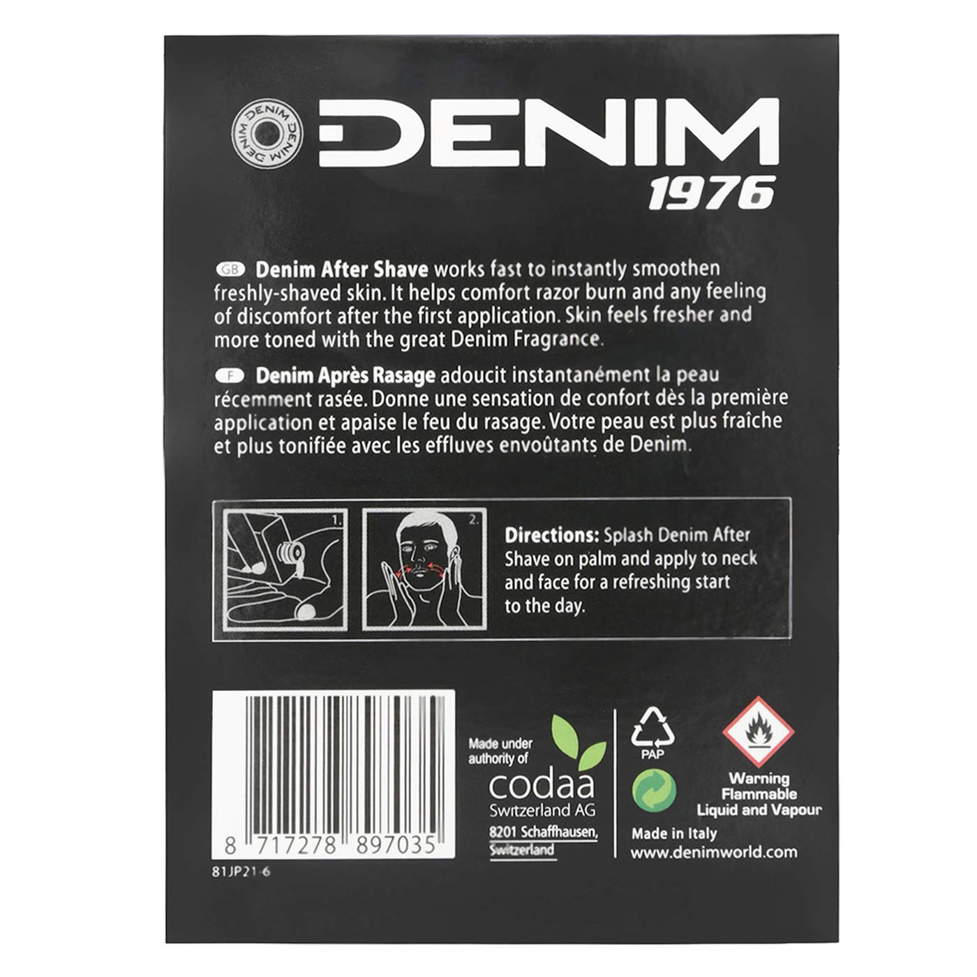 Denim 1976 After Shave Lotion 100 ml / 3.4 fl oz