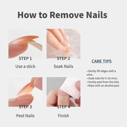 ORZOLATENT Black Marble Ombre Press-On Nails – 24 Long Square Nails, 12 Sizes, Glossy Gel, Elegant Marble Design, Long-Lasting, Includes Tool Kit, Easy DIY