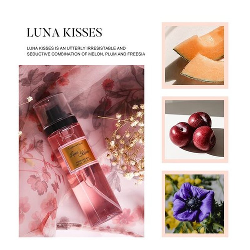 Clean-n-Fresh Body Spray - Women's Fragrance Set | Pack of 3 x 3.4 Fl Oz Total 10.2 Oz