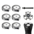 Philips SH30 Replacement Heads - Compatible with Series 1000, 2000, 3000 | 6 Blades & 1 Retaining Ring