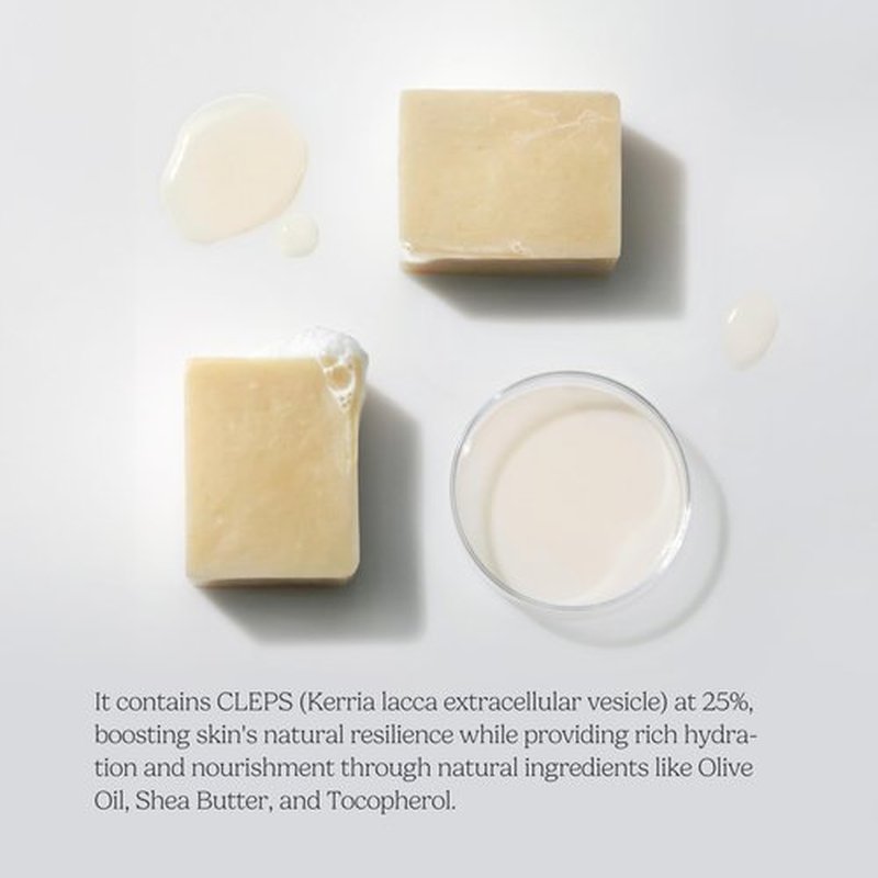 cepoLAB Biogenic Soap with 25% CLEPS®, Gentle Hydrating Cleanser – Cold Processed with Olive Oil, Shea Butter & Lavender Oil, Nourishing Skincare for Face & Body, 3.53 oz