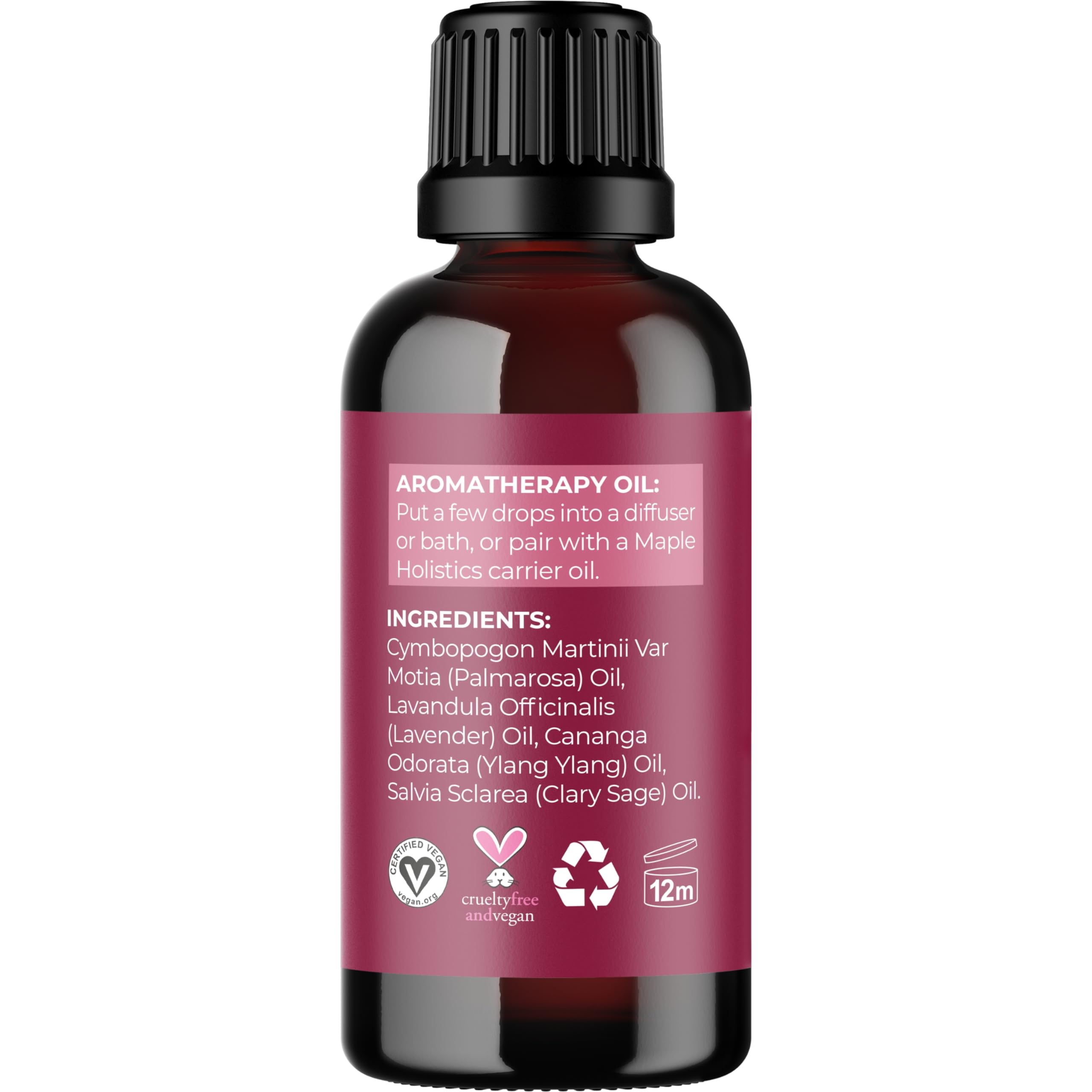 Entice Essential Oil Blend for Diffuser - Passionate Blend of Aromatherapy Oils for Couples with Lavender Palmarosa Clary Sage and Ylang-Ylang Essential Oil - Ignite the Romance Essential Oils Blend