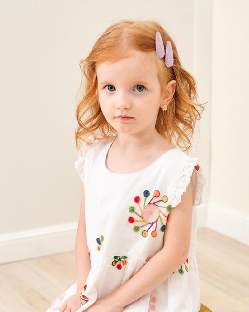 doboi 40Pcs Toddler Hair Clips Hair Barrettes Baby Girls Hair Bows Clips Floral Print Non Slip Snap Hairpins Flower Hair Clips for Girls Kids Toddler Hair Accessories
