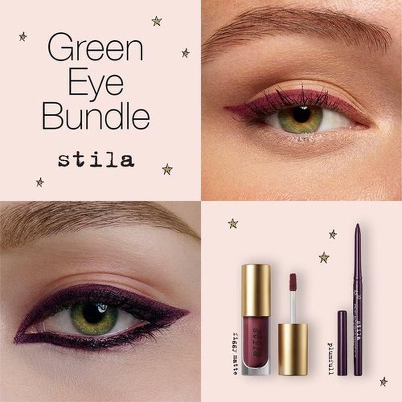 Stila Figgy Liqua Play Eyeshadow & Stay All Day® Gel Liner Bundle | Long-Wear Eye Makeup for Green Eyes
