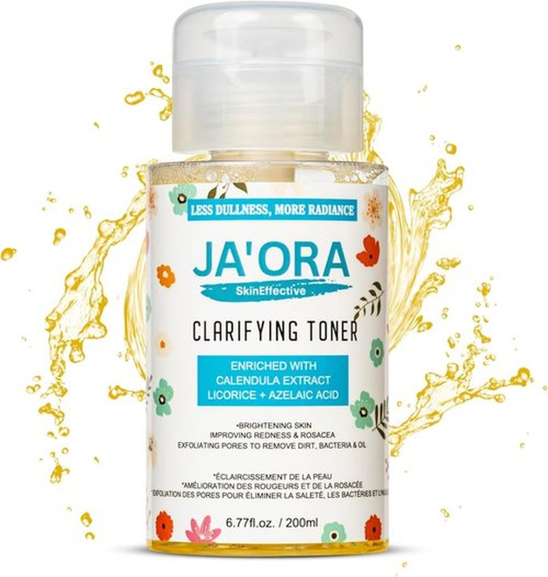 Clarifying Face Toner - Calendula Extract & Azelaic Acid for Balanced, Hydrated Skin | Alcohol-Free, Unscented (200ML / 6.76 FL.OZ)