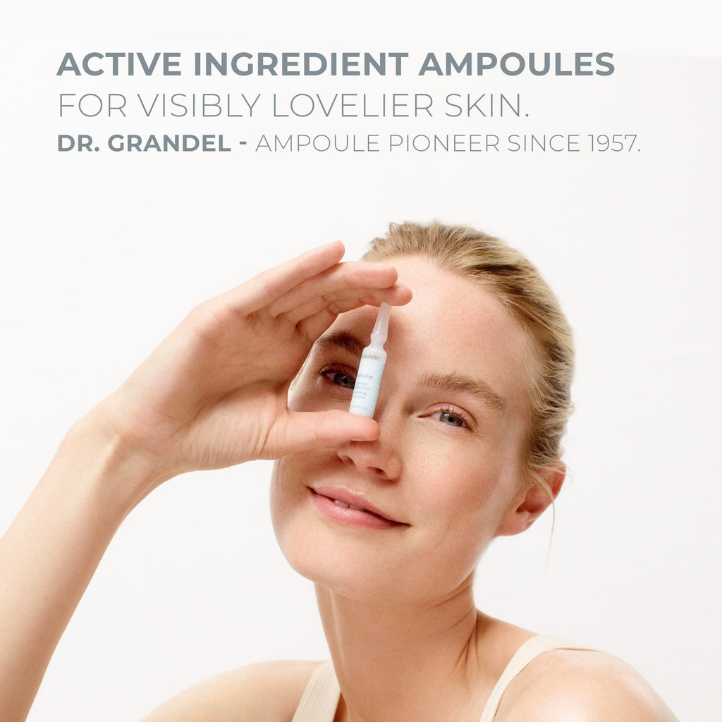 DR. GRANDEL Beauty Date ampoules 3 x 3 ml – smoothing active ingredient concentrate, reduces expression lines, refines the appearance of the skin and delivers an even, radiant complexion