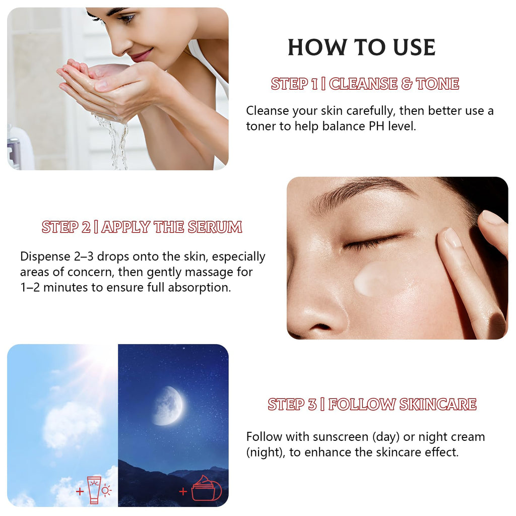 Ultimate Brightening Serum for Dark Spots - SymWhite 377 & 5% Niacinamide Skin Tone Evener - Vitamin C Facial Serum for Hyperpigmentation - Halal Certified Skincare - 1 fl oz